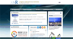 Desktop Screenshot of agence-nationale-recherche.fr
